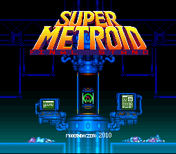 Super Metroid - Final Stand Title Screen